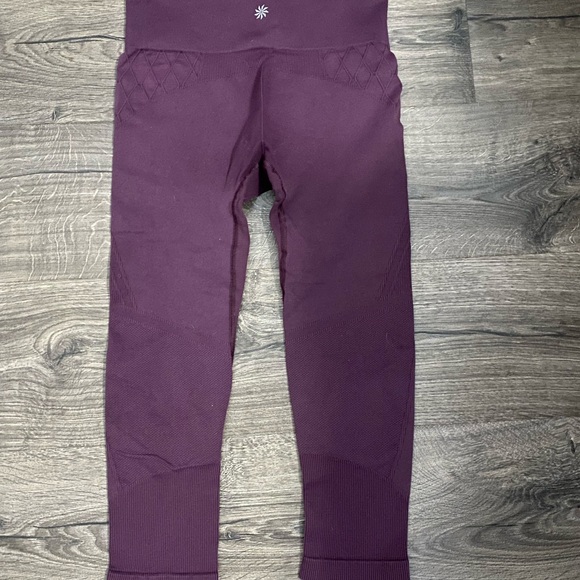 Athleta Purple Crop Leggings - Picture 4 of 5